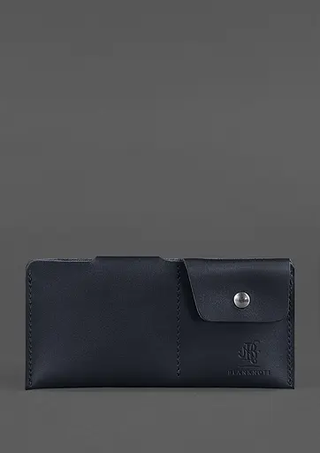 Шкіряне портмоне-купюрник 8.0 чорне - фото 4