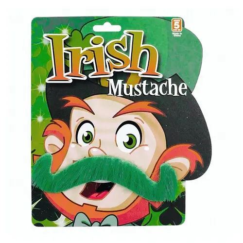 Вуса Патрік накладні зелені - фото 1