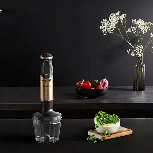 Міксер Tefal блендер заглибний Quickchef 1000Вт 3в1 чаша-800мл чопер-500мл турборежим чорно-бронзовий - фото 9