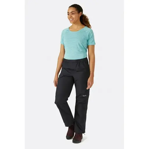 Штаны Rab Downpour Eco Pants FZ Wmns Long Black M (1033-RB QWG-87-BLK-12-LG) - фото 2