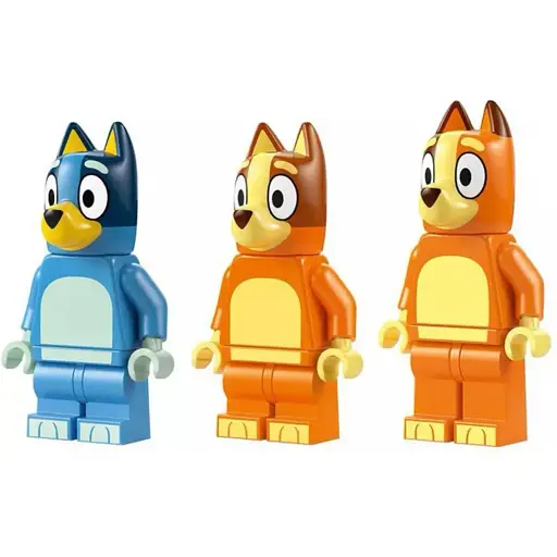 Конструктор LEGO Bluey Пляж и семейная поездка на автомобили Блуи 133 детали (11202) - фото 8