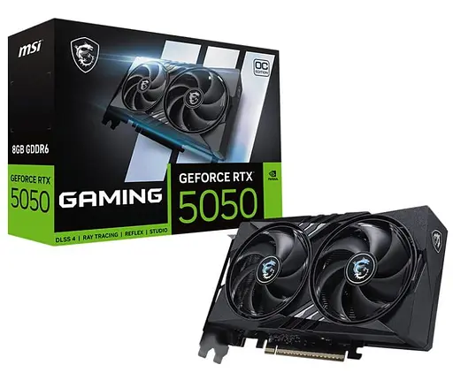 Видеокарта MSI RTX 5050 8G GAMING OC (RTX 5050 8G GAMING OC) (GDDR6, 128 bit, PCI-E v5.0 x16) - фото 5