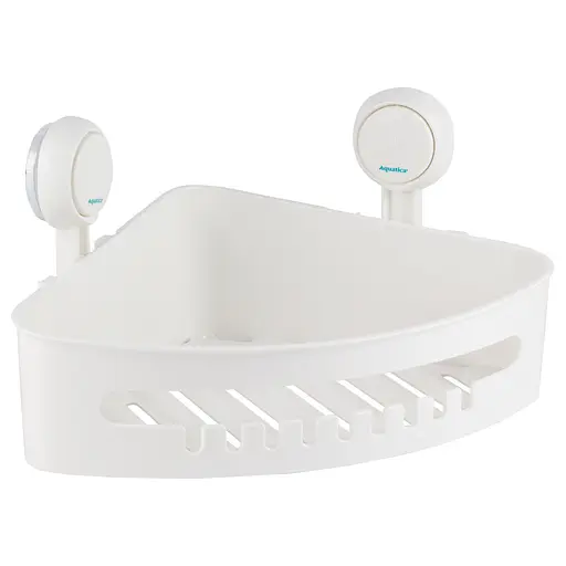 Полочка на вакуумных присосках Aquatica угловой s42 255×255×105мм (9784293) - фото 2