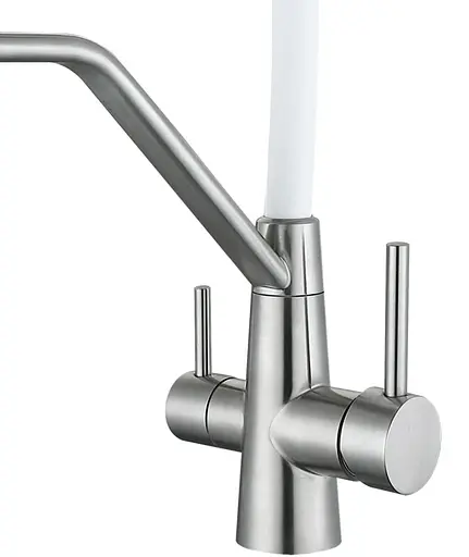 Змішувач для кухні Lidz Aria 020F3 з гнучким виливом з підключенням для питної води LDARI020F3WNK39480 - фото 2