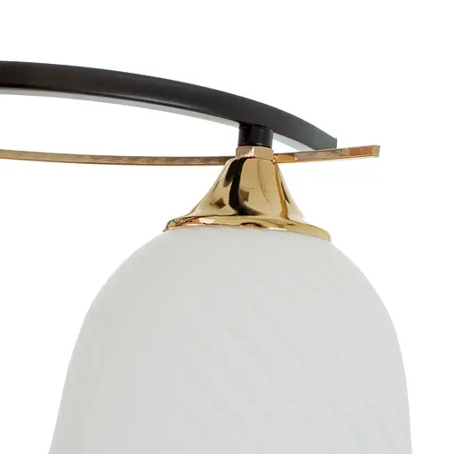 Люстра стельова Brille в коридор E27 60W BK (LK-710S/2) - фото 5