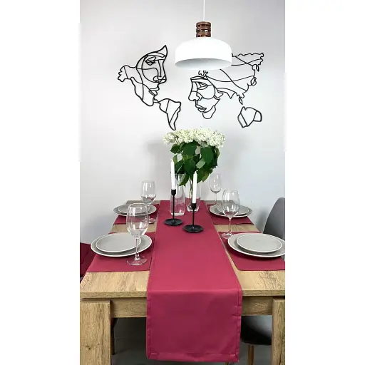 Серветки водовідштовхуючі 30х40 см 4 шт. Бордовий