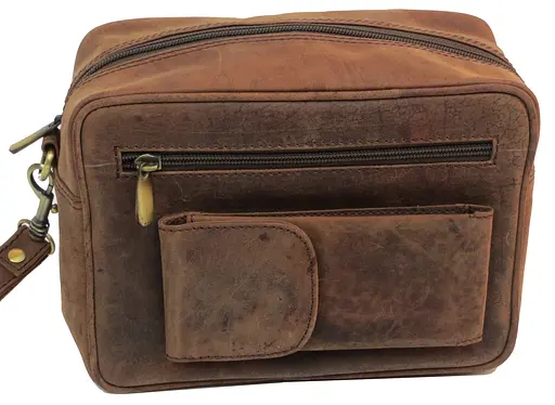 Кожаная сумка-барсетка Always Wild 21х15.5х10 см acs0018078 - фото 2