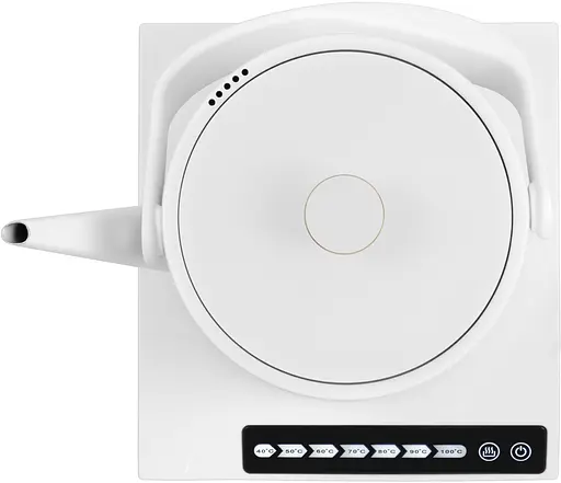 Catler Електрочайник 0.6л, Strix, заварник, нерж. сталь, підтримка температури, сенс. керув., білий - фото 8