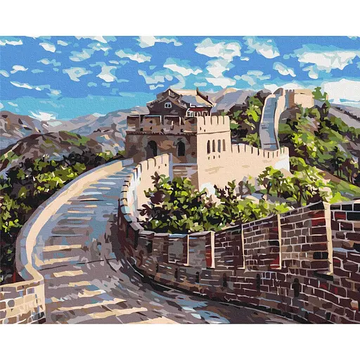 Картина за номерами Велика китайська стіна Brushme 40x50 см кольорова 000278052