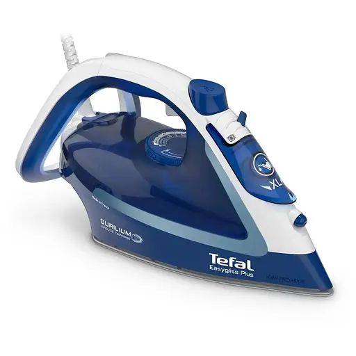Tefal Праска Easygliss 2, 2700Вт, 270мл, паровий удар -240гр, постійна пара - 50гр, керам. підошва, синій - фото 1