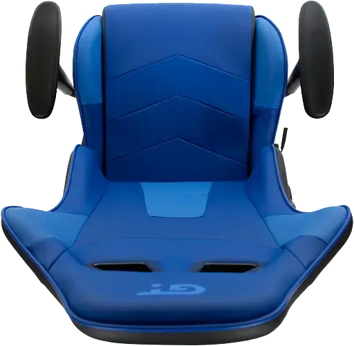 Геймерское кресло GT Racer черное с синим (X-2317 Black/Dark Blue) - фото 10