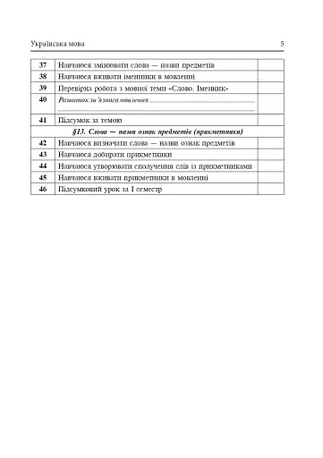 Календарне планування. 2 клас. 1 семестр - фото 6