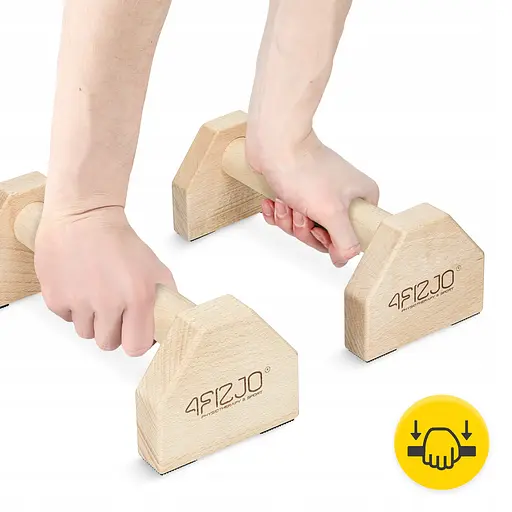 Упоры для отжиманий (паралетсы) 4FIZJO 30 см деревянные (P-5905973407052) - фото 7