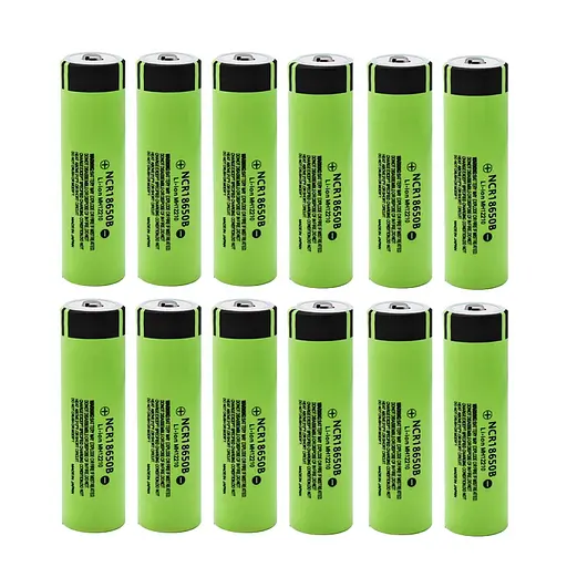 Защищенный Li-Ion аккумулятор Panasonic NCR18650B 3400 mAh (Зеленый) - фото 8