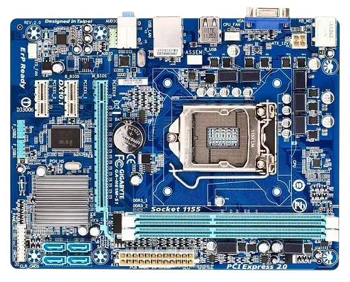 Материнская плата Gigabyte GA-H61M-S1 LGA 1155 (GA-H61M-S1) Б/У - фото 2