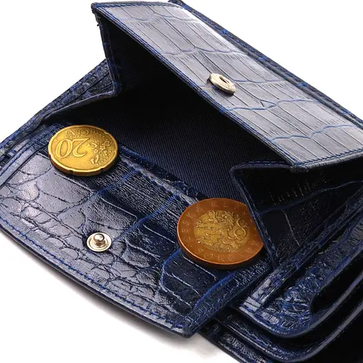 Мужской кожаный кошелек Canpellini 12х9.7х2 см acs0025646 - фото 5