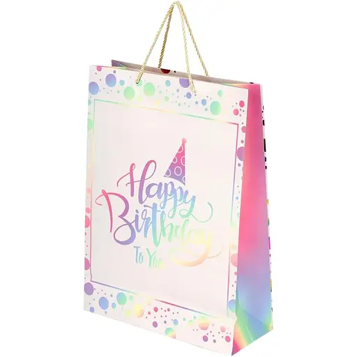 Пакет подарунковий JZ05106 Білий - фото 1