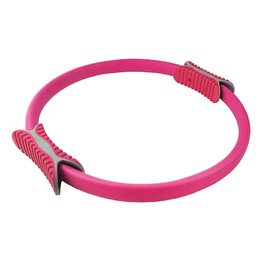 Спортивний тренажер MS 2287 кільце для пілатесу, діаметр 36,5 см Рожевий