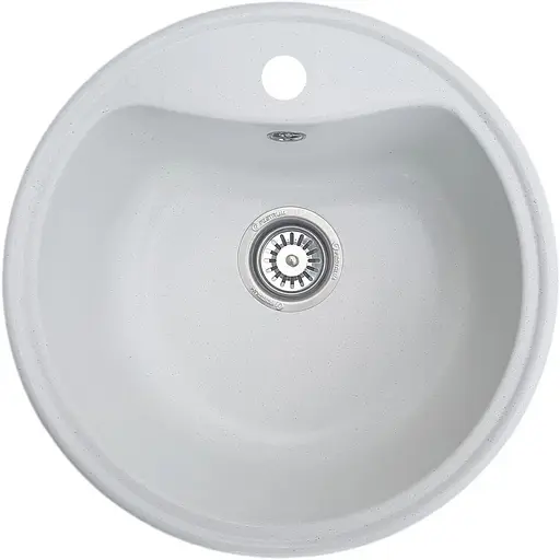 Гранітна кухонна мийка Romzha Rasa Biela (102) - фото 1