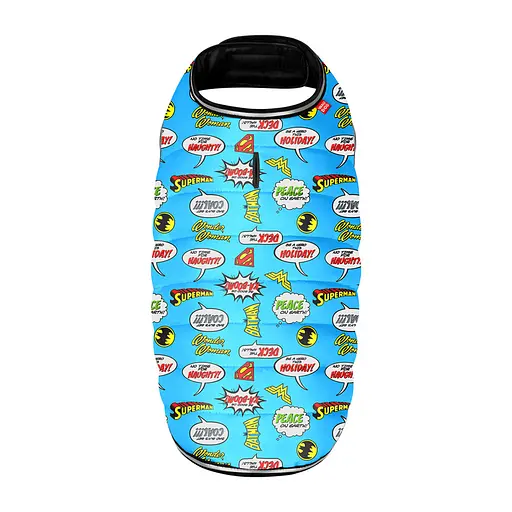 Курточка-накидка для собак Waudog Clothes, малюнок "Ліга Справедливості", XL, А 47 см, B 68-80 см, С 42-52 см - фото 3