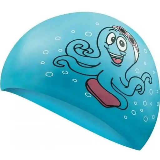 Шапочка для плавания Aqua Speed Kiddie Octopus Голубой (1000-142-Octopus)