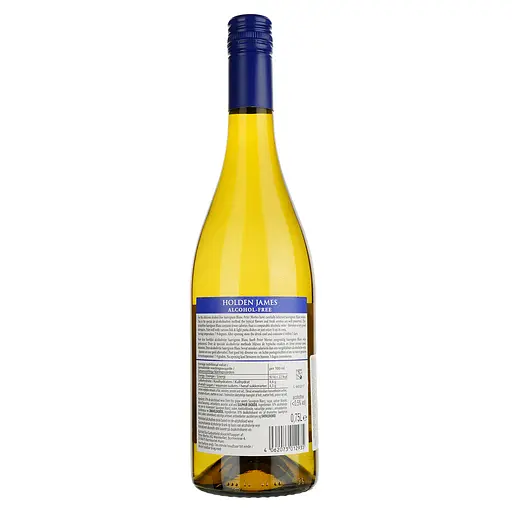 Уценка. Вино безалкогольное Holden James Sauvignon Blanc белое полусладкое 0.75 л - фото 2