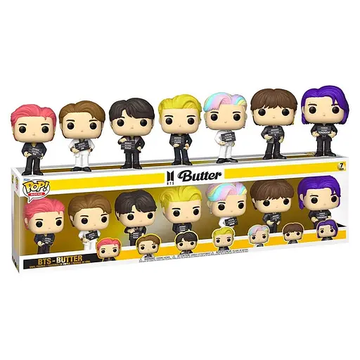 Набір фігурок Funko Pop BTS 7 Pack БТС Набір 7 штук 10 см BTS 7PK - фото 2