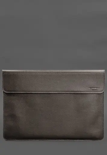 Кожаный чехол-конверт BlankNote на магнитах для MacBook Air 15 (2023) Темно-бежевый - фото 2