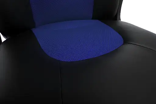 Геймерское кресло GT Racer черное с синим (X-2640 Black/Blue) - фото 7