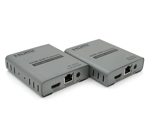 Активний подовжувач HDMI по крученій парі Voltronic SCPE120-4K60hz RX/TX до 120 м