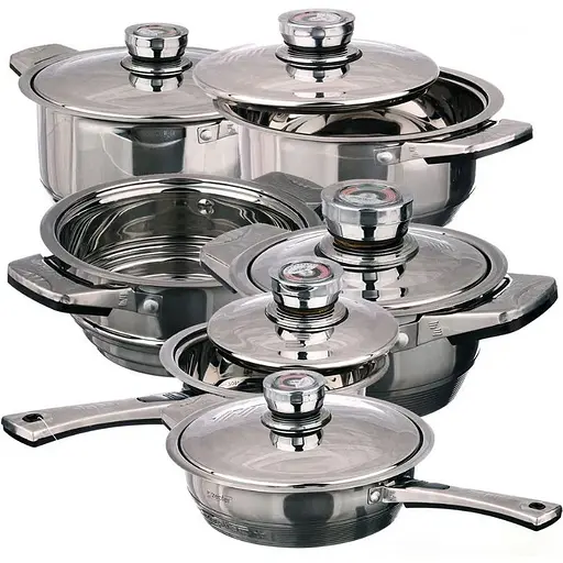 Набір каструль із кришками Zepter MR-8002, 21 предмет - фото 1