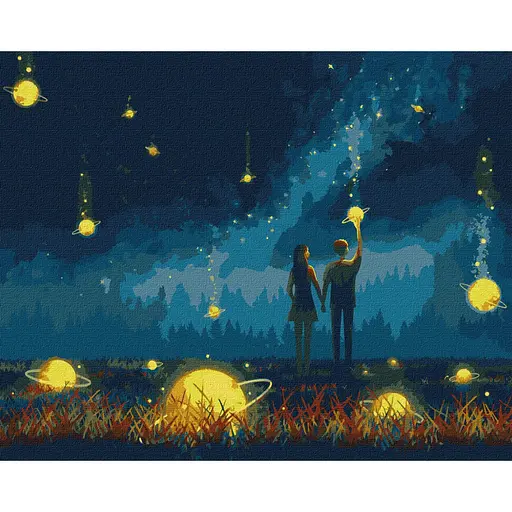 Картина по номерам "Разом до зірок" KHO5046 40 x 50