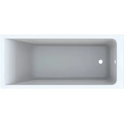 Ванна акриловая Gebert Selnova Square 160x70 554.382.01.1 + ножки Белый - фото 1