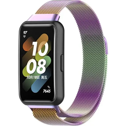 Ремінець DK для Huawei Band 7 Metal Milanese Loop Magnetic (chameleon)