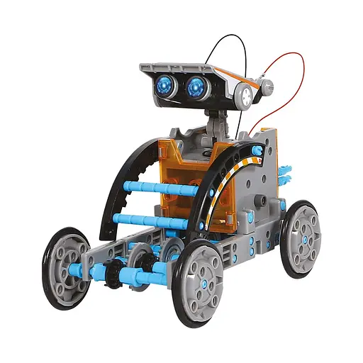 Набор солнечных автомобилей 12 в 1 синий - фото 2