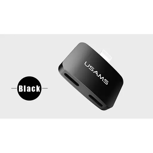 Адаптер Usams Lightning to Dual Lightning US-SJ138 - фото 2