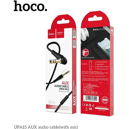 Кабель Hoco AUX with mic UPA15 - фото 3