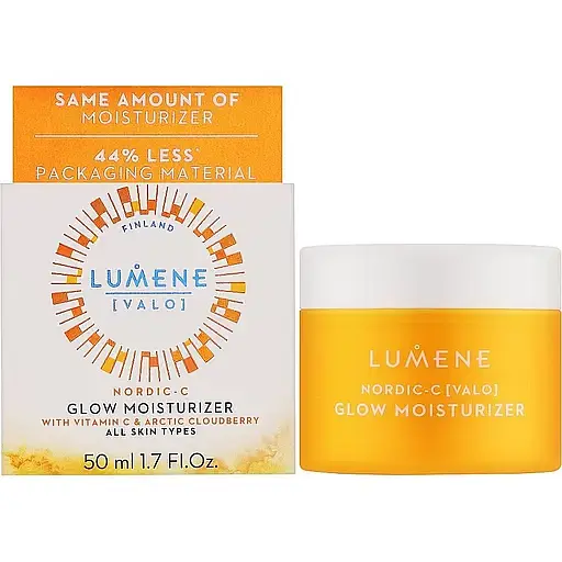 Крем для лица Lumene Valo Nordic-C Glow Moisturizer дневной увлажняющий 50 мл - фото 2