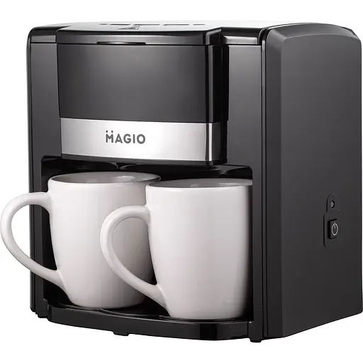 Кофеварка капельная Magio MG-450, 420 Вт 0.3 л 2 чашки в комплекте (450МG) - фото 2