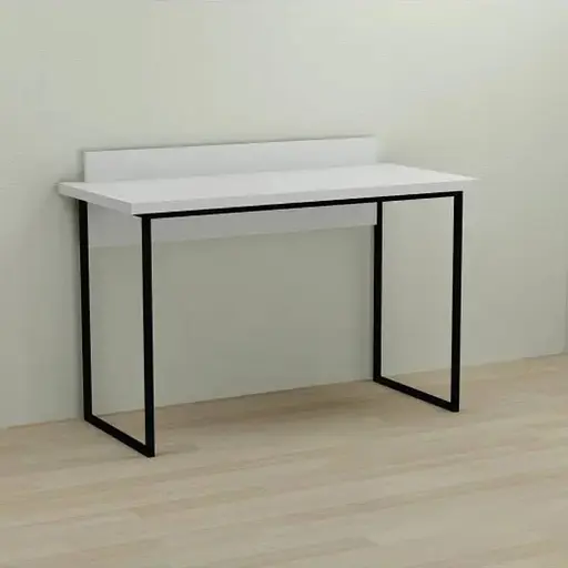 Компьютерный стол Ferrum-decor Скай 75x140x70 черный ДСП Белый 32мм (FRD-103666)