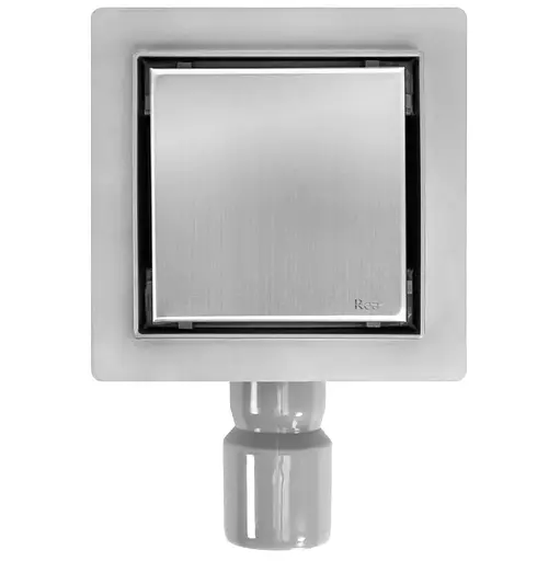 Трап для душа Rea Neo 12x12 nickel brushed REA-G6206 - фото 2