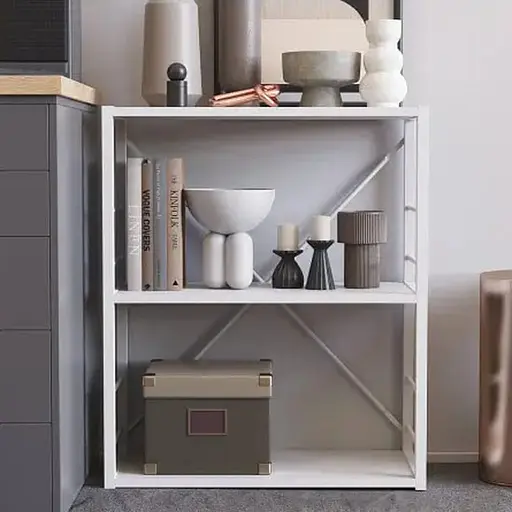 Этажерка 3/60 Ferrum-decor Серии Коннект 73x60x28 белый ДСП Белый 16мм (FRD-104260)