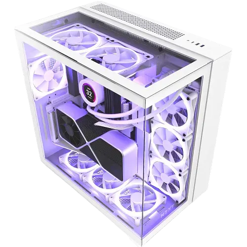 Корпус NZXT H9 Elite Edition FRGB White (CM-H91EW-01)