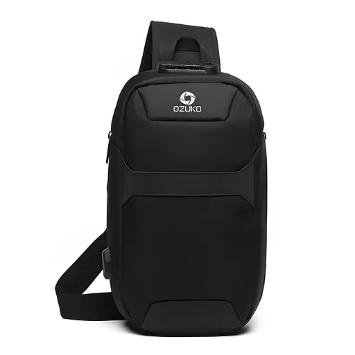 Нагрудная сумка слинг Ozuko 9270 (Черный)
