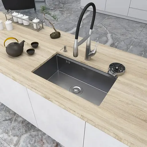 Мойка Nett NS-7042 под столешницу для кухни из нержавейки кухонная станция - фото 2