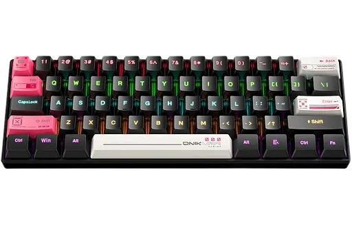 Клавиатура Onikuma G55 Tea Switch Black (G55-TS-B) - фото 2