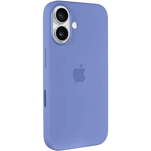 Чохол Epik Silicone case AAA with Magsafe and Animation button для Apple iPhone 16, 6.1 Periwinkle