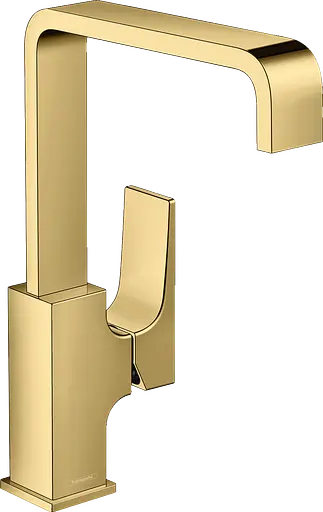 Смеситель для раковины Hansgrohe Metropol EcoSmart 32511990 полированное золото - фото 1