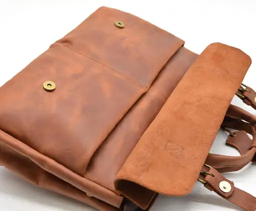 Шкіряний портфель Tarwa 41х27х9 см sum0025612 - фото 7