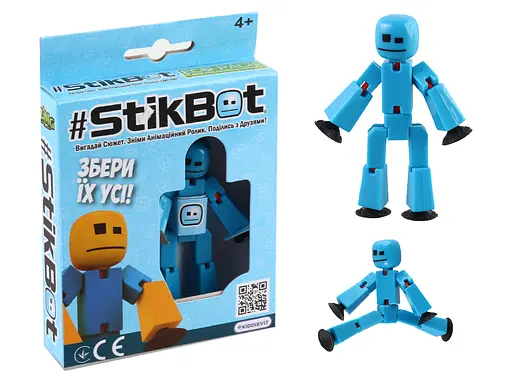 Фігурка для анімаційної творчості STIKBOT (синій)